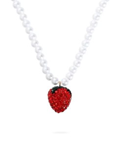 Bijou Brigitte Collier - Shiny Strawberry Clearance