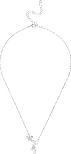 Bijou Brigitte Collier - Silver Flutter Sale