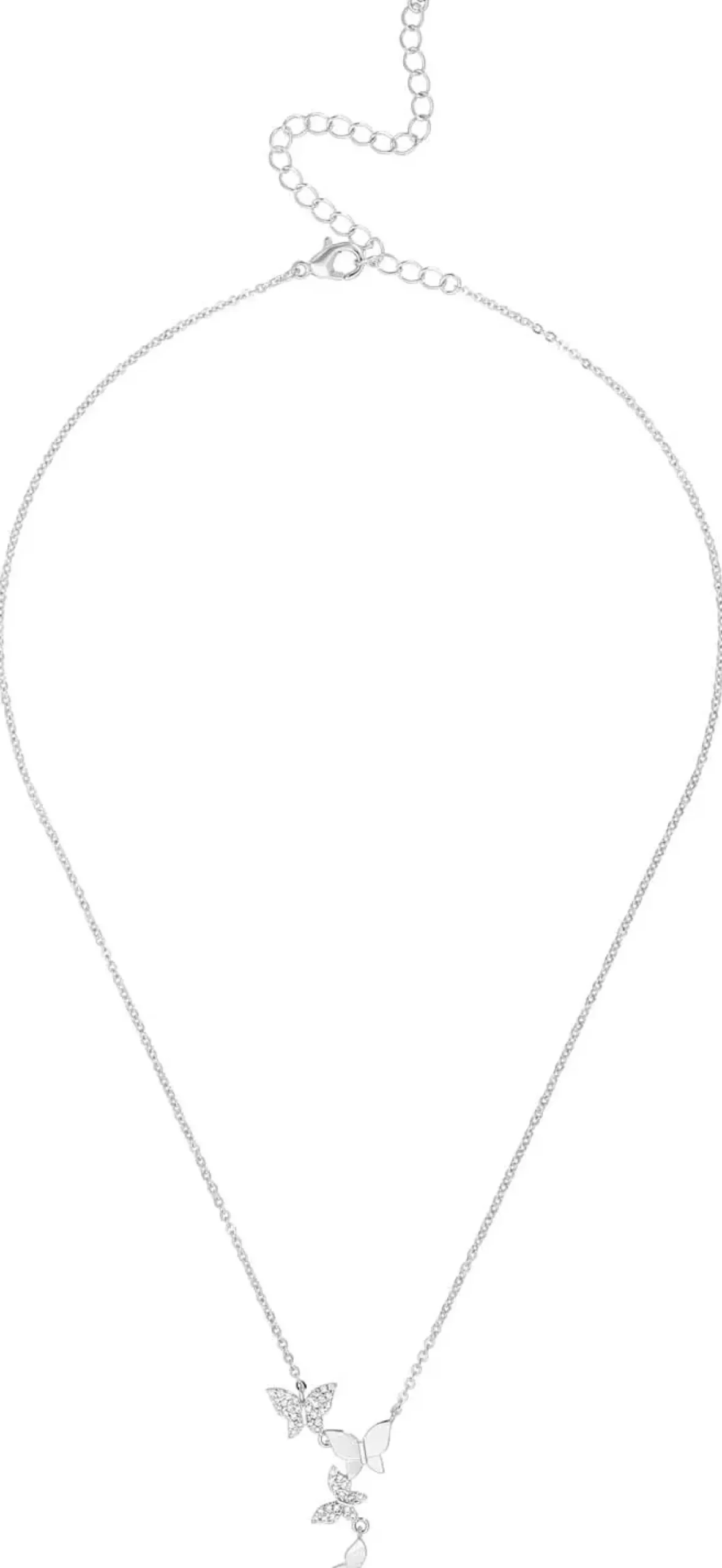 Bijou Brigitte Collier - Silver Flutter Sale