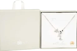 Bijou Brigitte Collier - Silver Flutter Sale