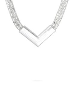 Bijou Brigitte Collier - Silver Mesh Online