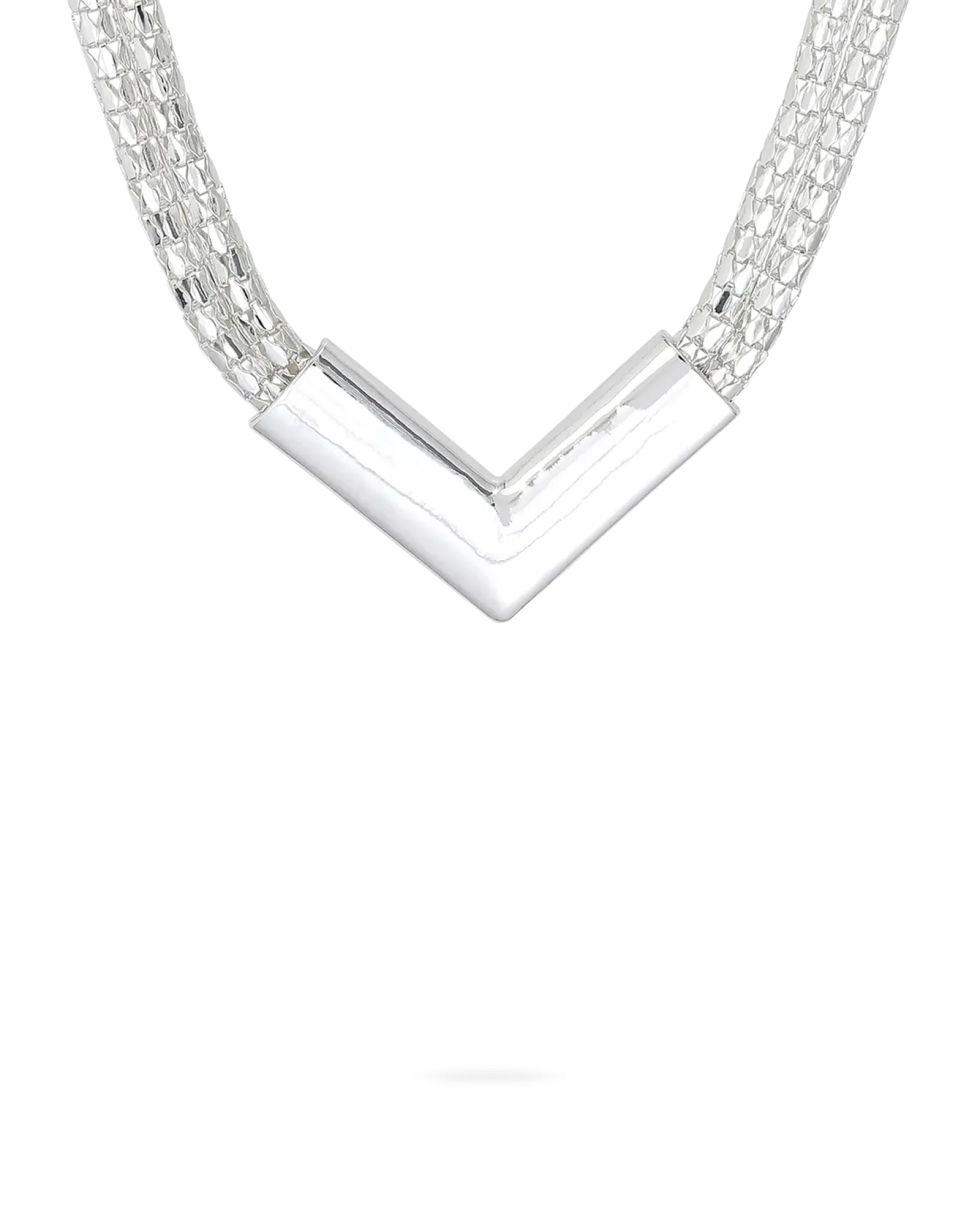 Bijou Brigitte Collier - Silver Mesh Online