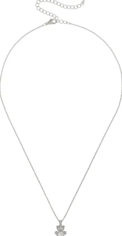 Bijou Brigitte Collier - Silver Teddy Clearance