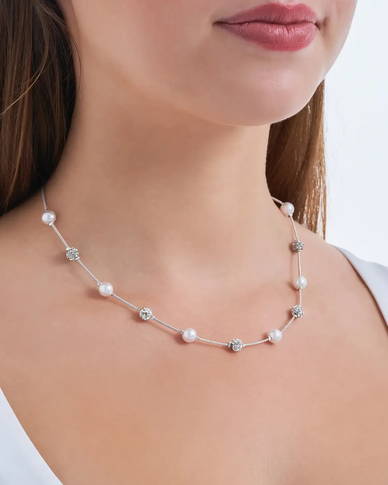 Bijou Brigitte Collier - Sparkle Pearls Discount