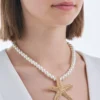 Bijou Brigitte Collier - Star Pearls New