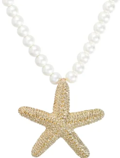 Bijou Brigitte Collier - Star Pearls New