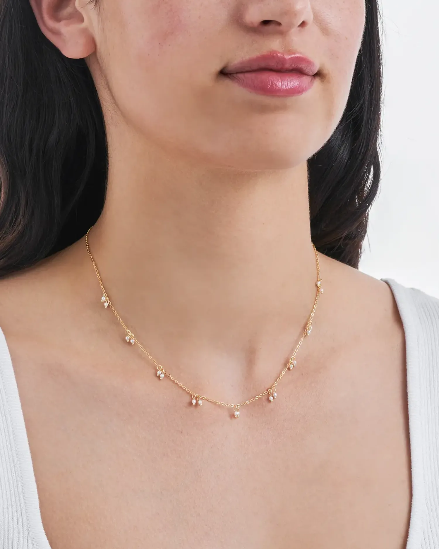 Bijou Brigitte Collier - Tiny Pearls Outlet