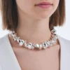 Bijou Brigitte Collier - Vibrant Silver Clearance