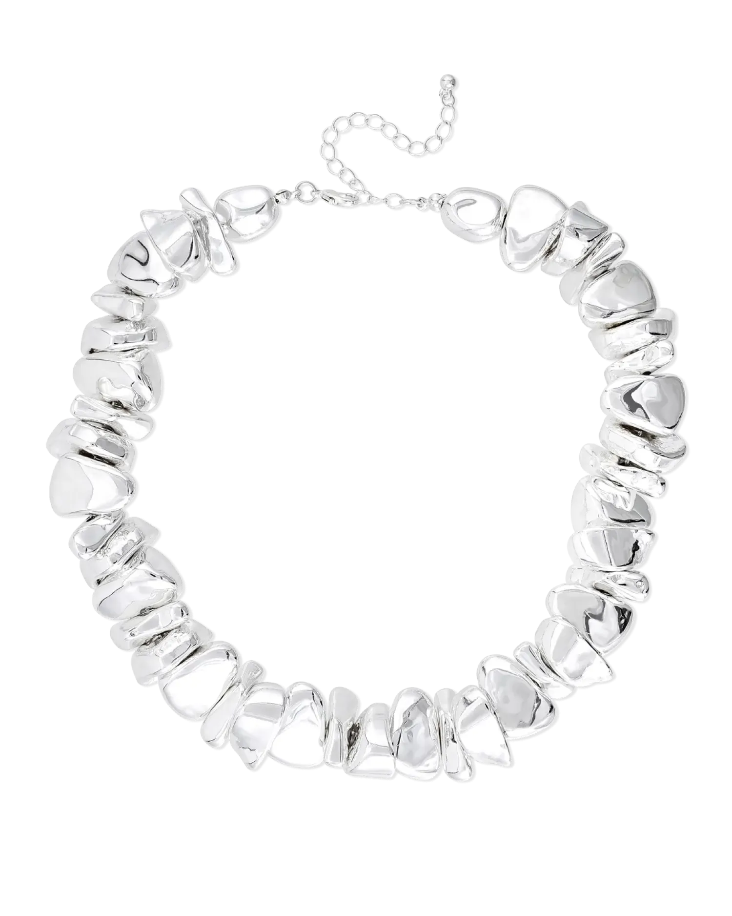Bijou Brigitte Collier - Vibrant Silver Clearance