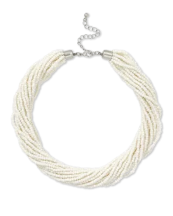 Bijou Brigitte Collier - White Glass Online