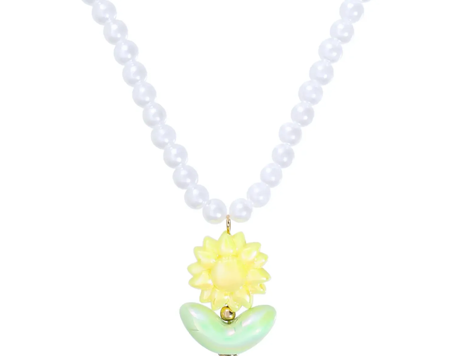 Bijou Brigitte Collier - Yellow Flower Clearance
