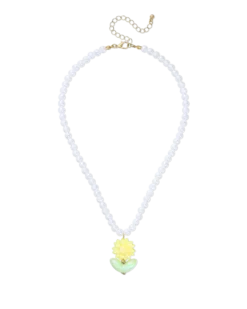 Bijou Brigitte Collier - Yellow Flower Clearance