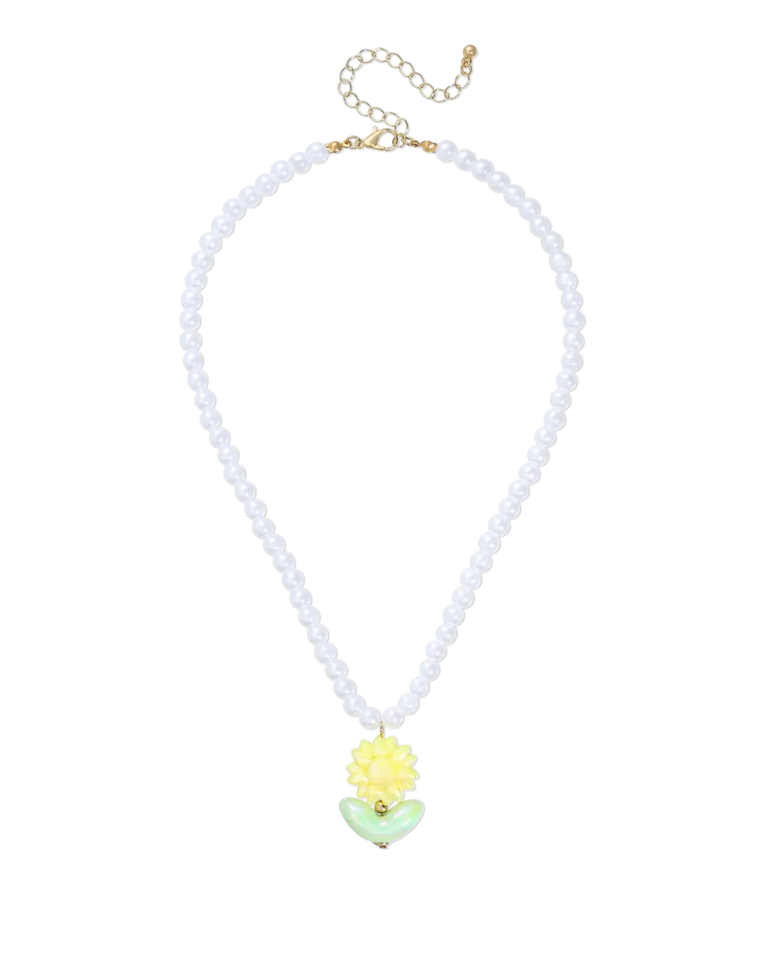 Bijou Brigitte Collier - Yellow Flower Clearance