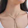 Bijou Brigitte Collier - Zirconia Knot Sale