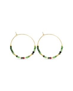 Bijou Brigitte Créoles - Beautiful Aventurine Clearance