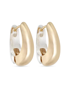 Bijou Brigitte Créoles - Bicolor Oval Discount
