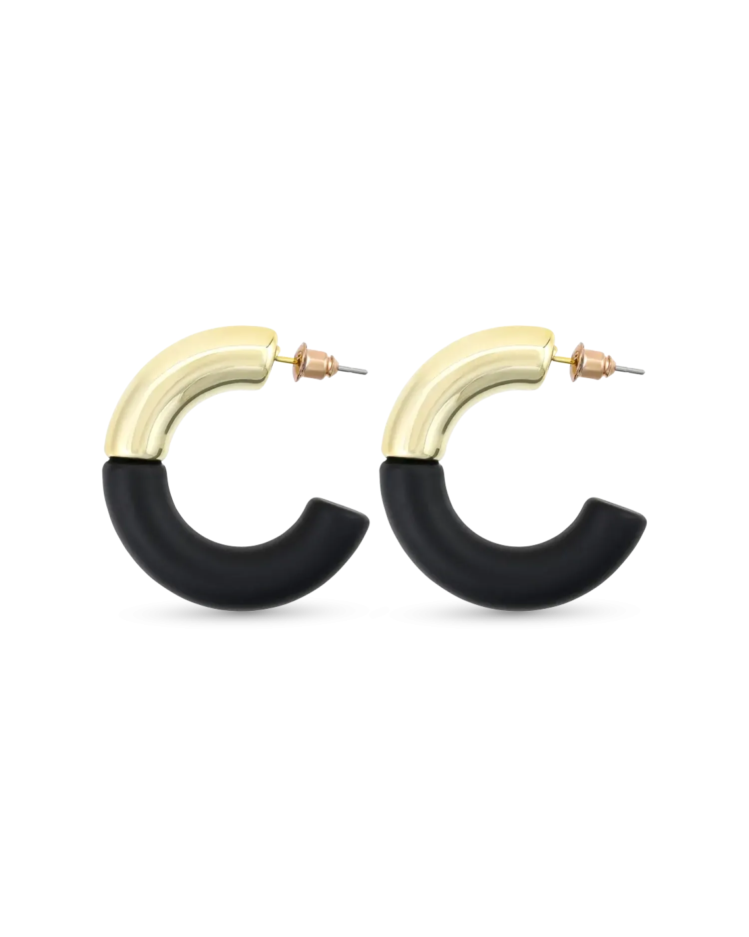 Bijou Brigitte Créoles - Black Harmony Clearance