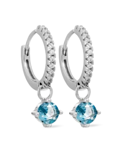 Bijou Brigitte Créoles - Blue Pendant
