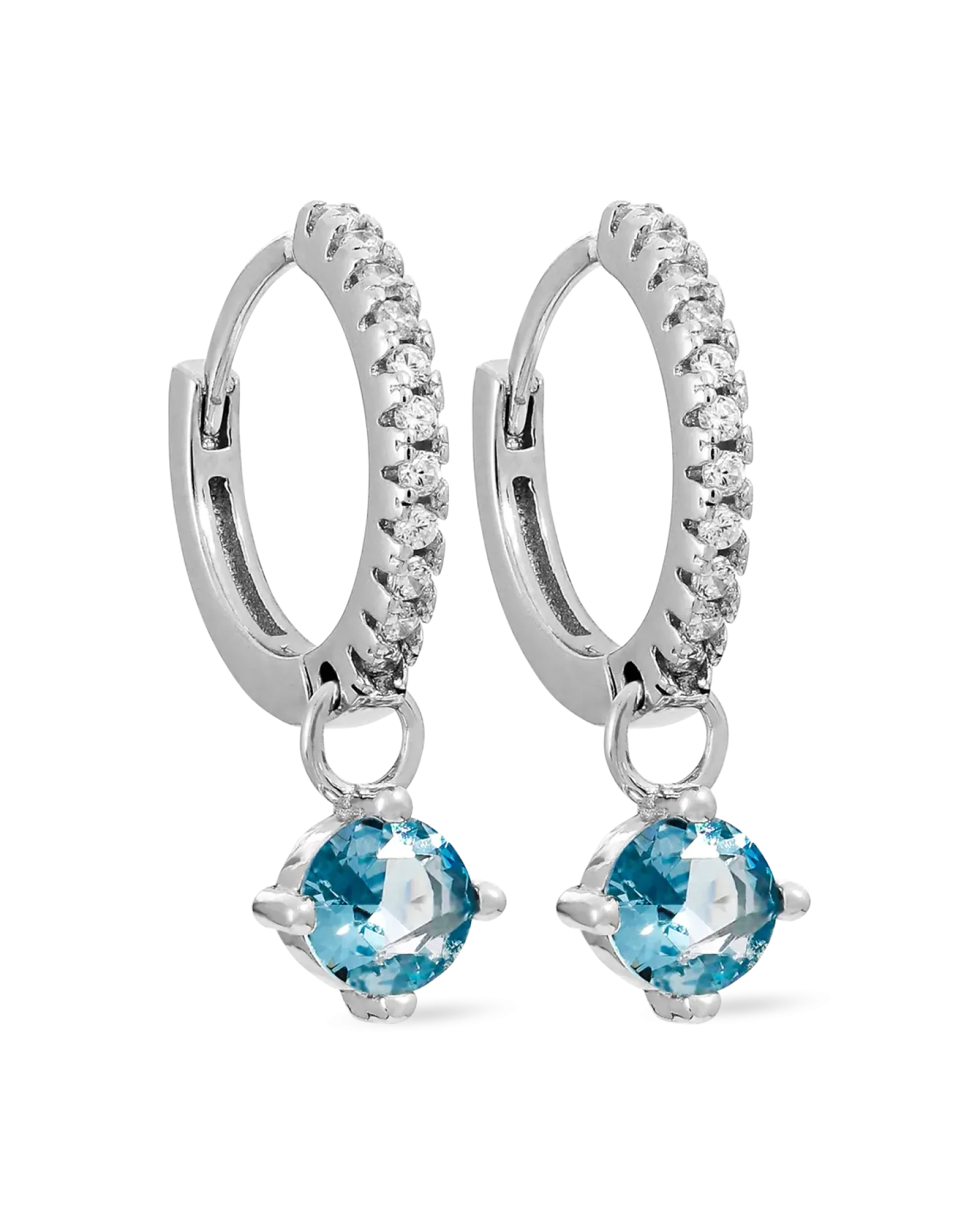 Bijou Brigitte Créoles - Blue Pendant