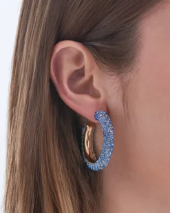 Bijou Brigitte Créoles - Blue Sparkle Hot