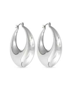 Bijou Brigitte Créoles - Bulky Silver Outlet