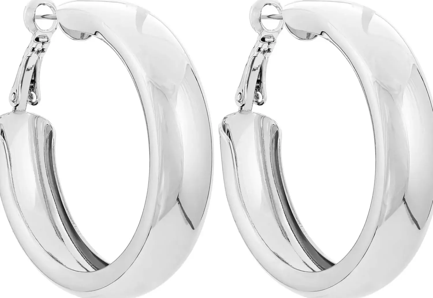 Bijou Brigitte Créoles - Chunky Silver Hot