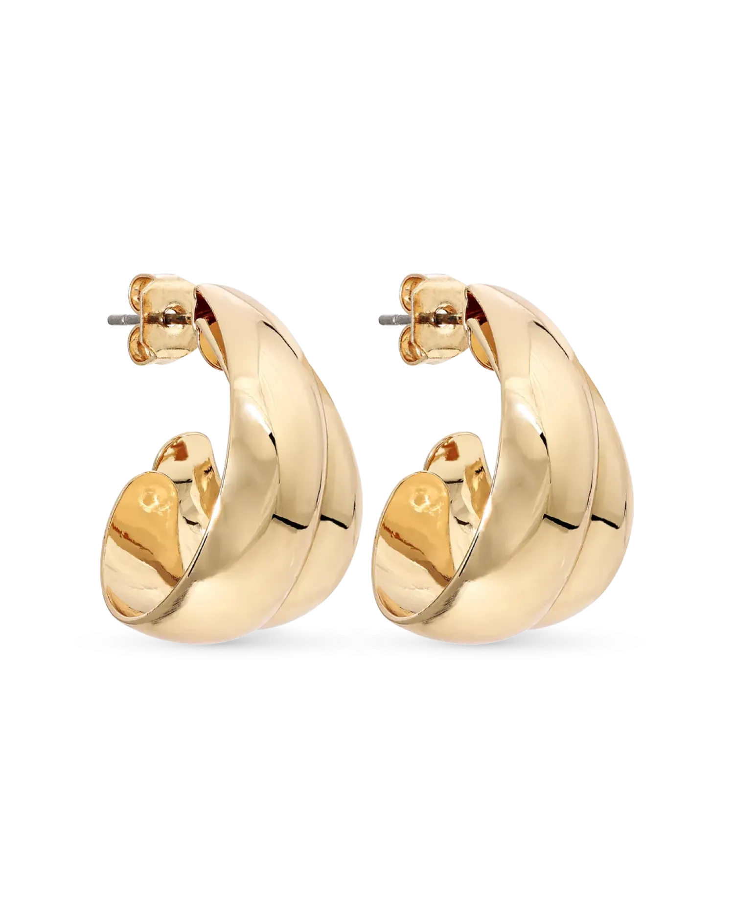 Bijou Brigitte Créoles - Double Gold Clearance
