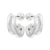 Bijou Brigitte Créoles - Double Silver