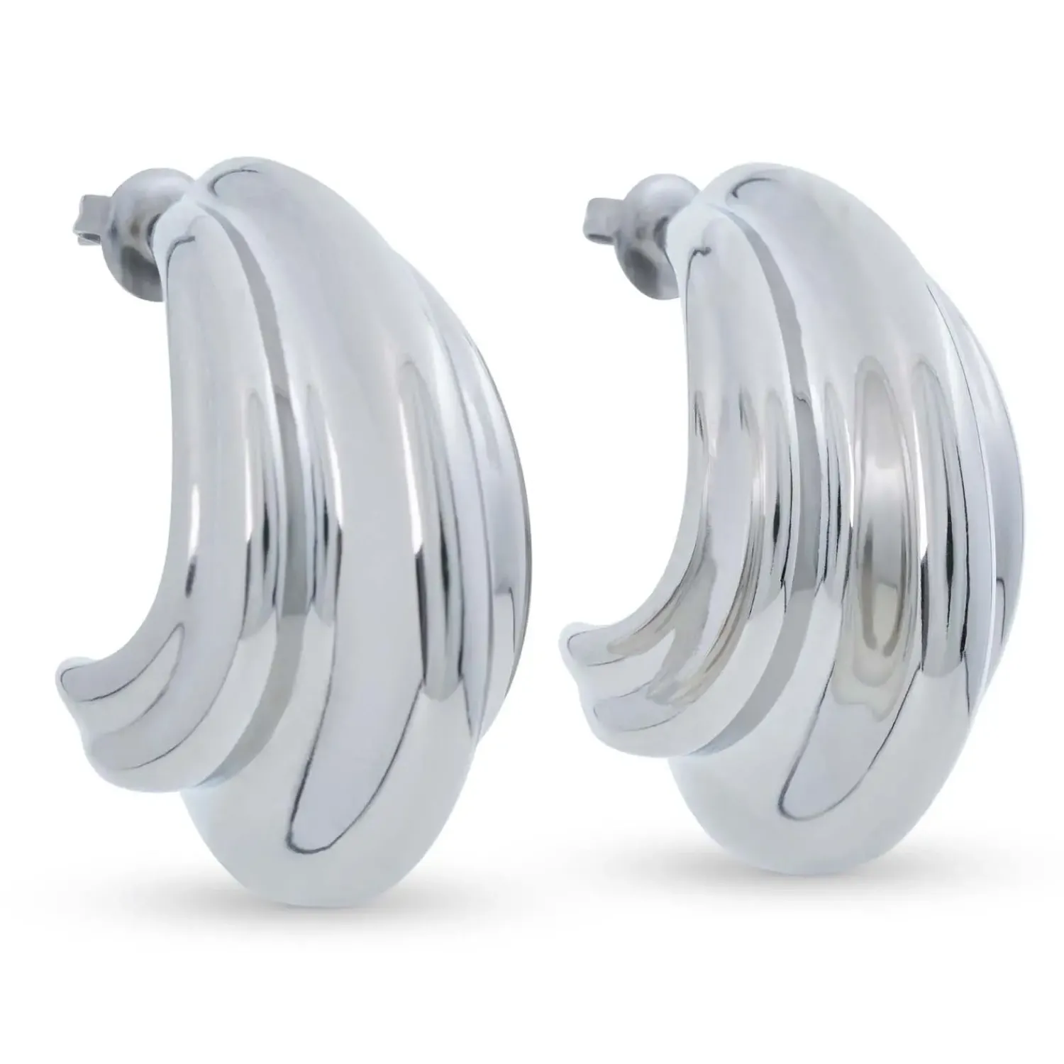 Bijou Brigitte Créoles - Edgy Steel Online