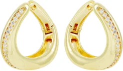 Bijou Brigitte Créoles - Elegant Zirconia Sale