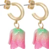 Bijou Brigitte Créoles - Glitter Tulip Clearance