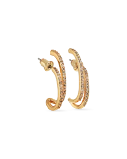 Bijou Brigitte Créoles - Glittery Hoops