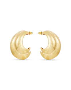 Bijou Brigitte Créoles - Golden Swirl Outlet