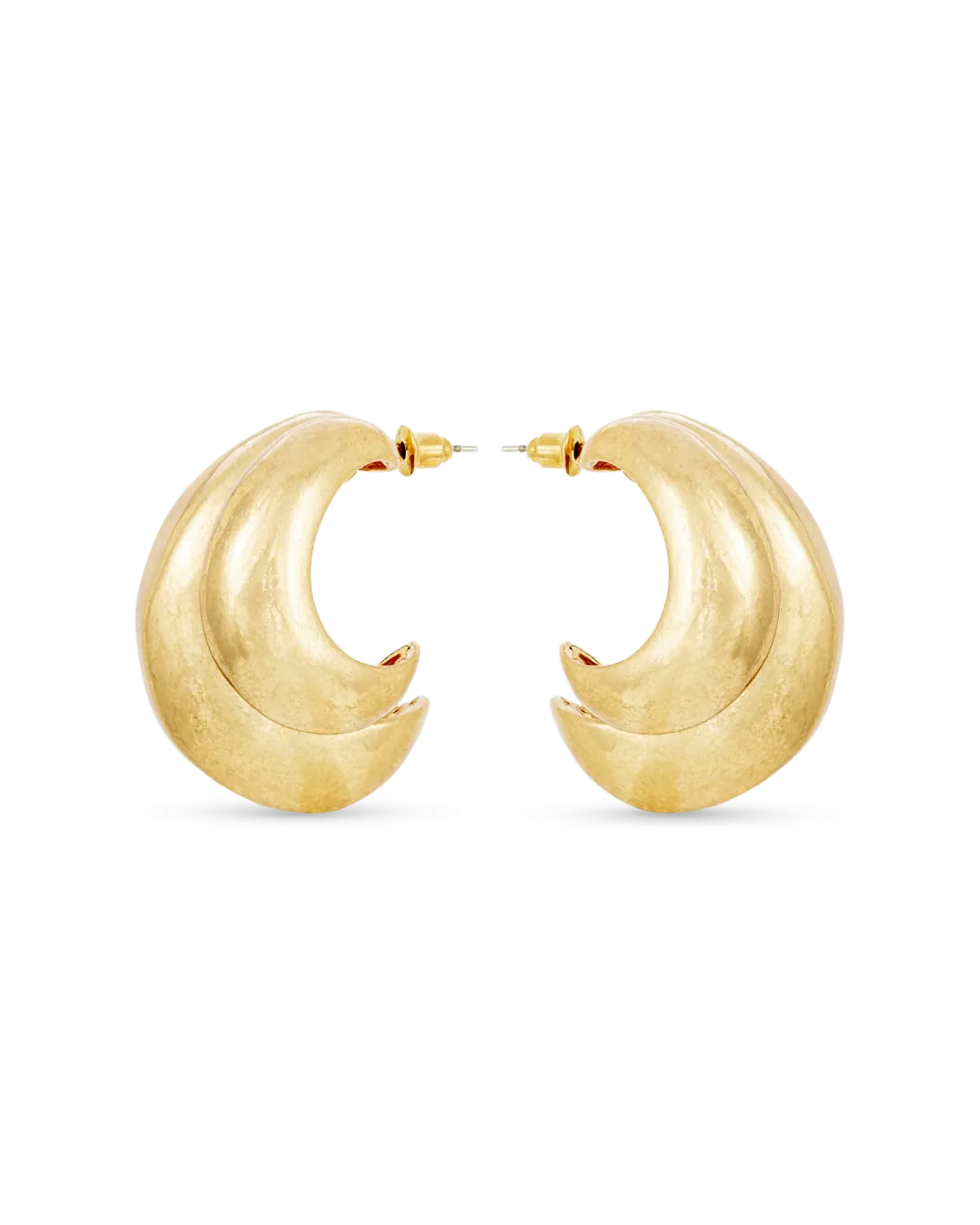 Bijou Brigitte Créoles - Golden Swirl Outlet