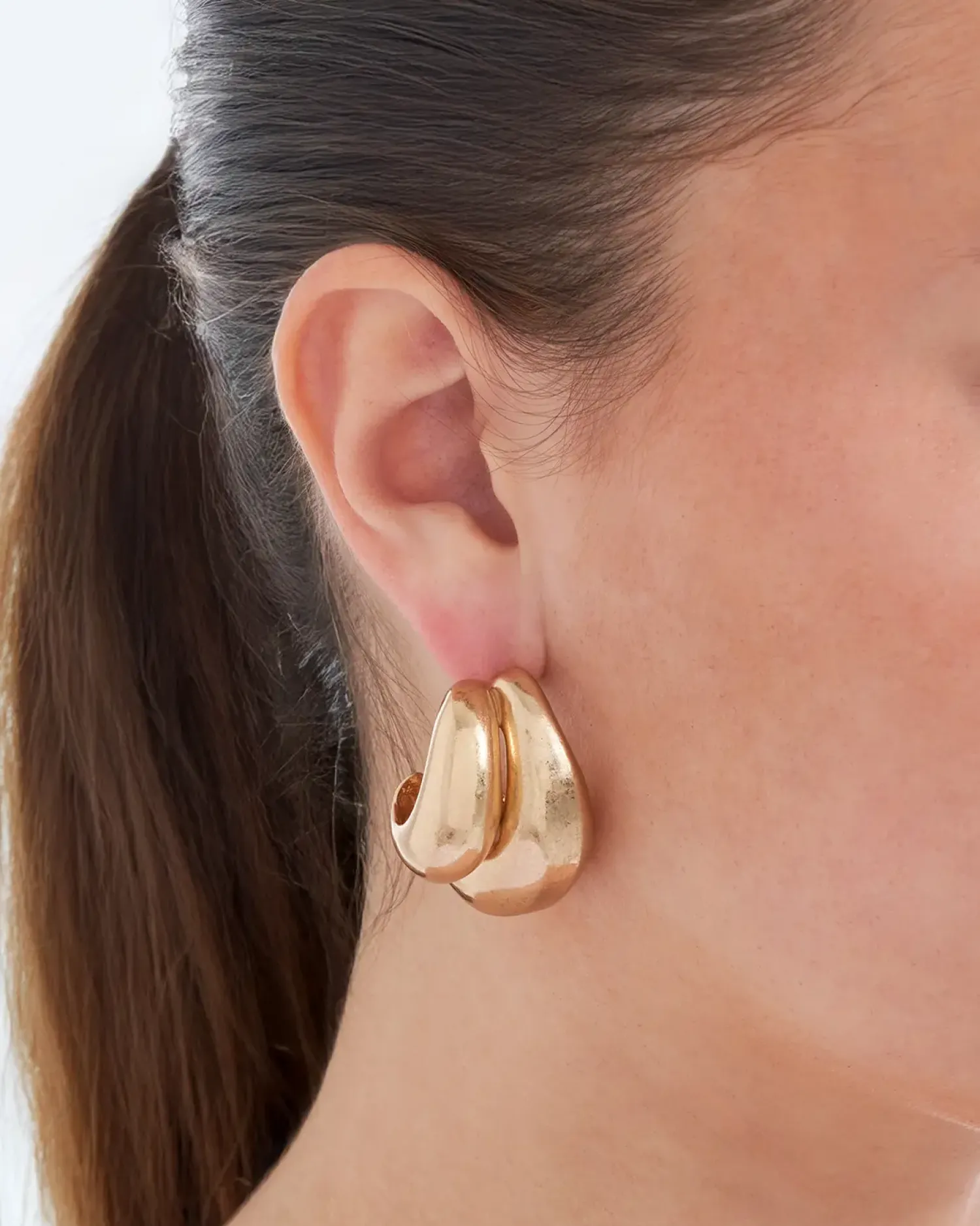 Bijou Brigitte Créoles - Golden Swirl Outlet