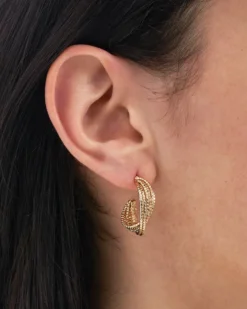 Bijou Brigitte Créoles - Gold Twist Discount