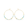 Bijou Brigitte Créoles - Green Amazonite Discount