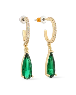 Bijou Brigitte Créoles - Green Sparkle Clearance