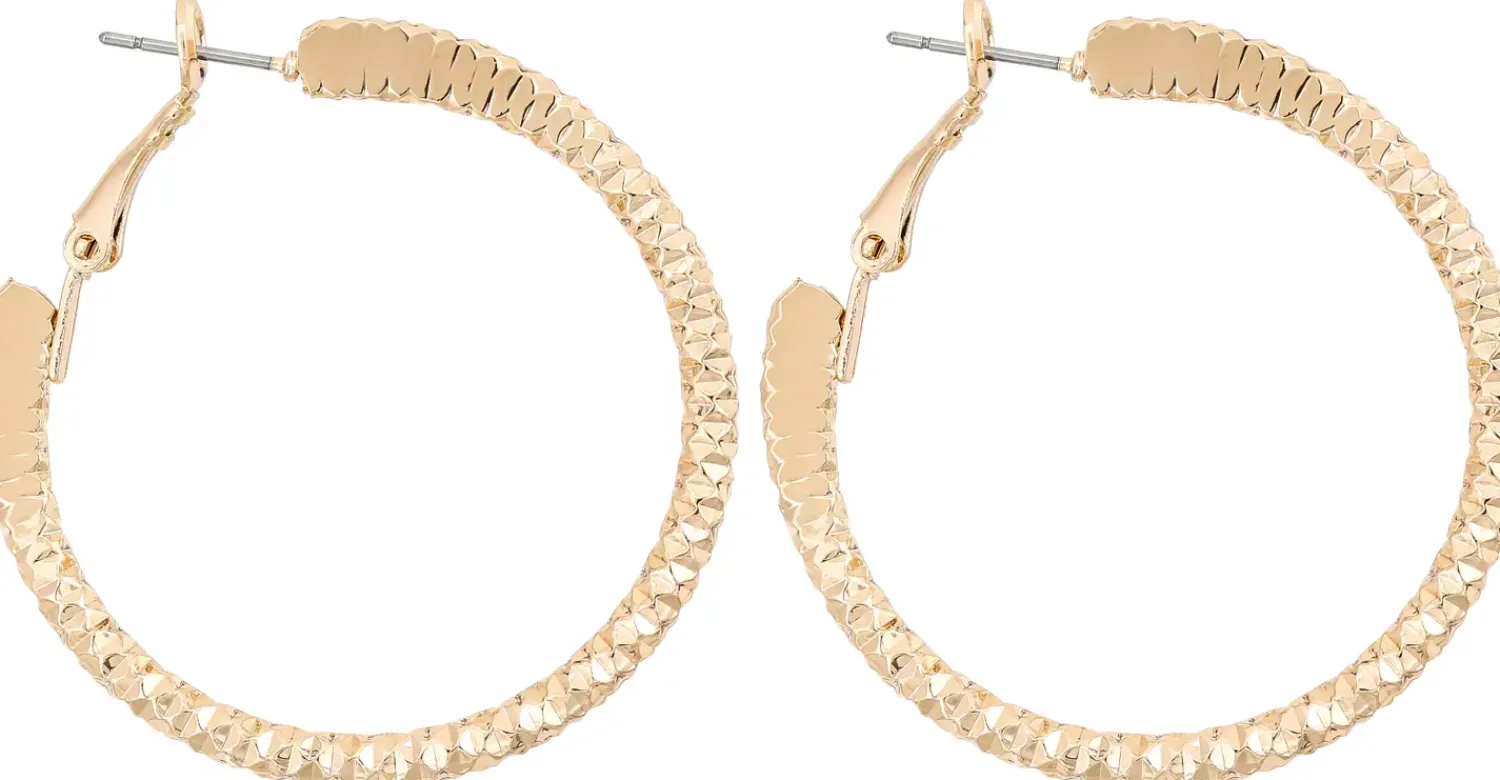 Bijou Brigitte Créoles - Hammered Basic Hot