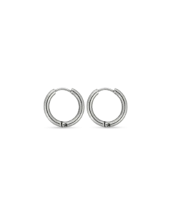 Bijou Brigitte Créoles Homme - Round Stainless Steel