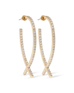 Bijou Brigitte Créoles - Oval Cross Discount