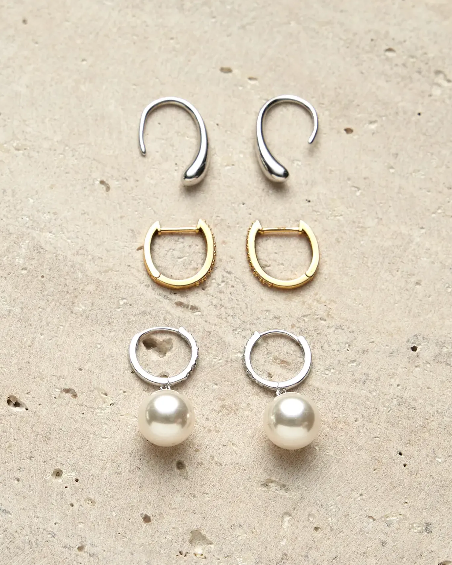 Bijou Brigitte Créoles - Pearly Catch Online