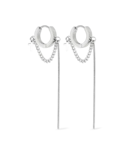 Bijou Brigitte Créoles pour homme - Chain Steel New