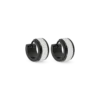 Bijou Brigitte Créoles pour homme - Scratched Silver