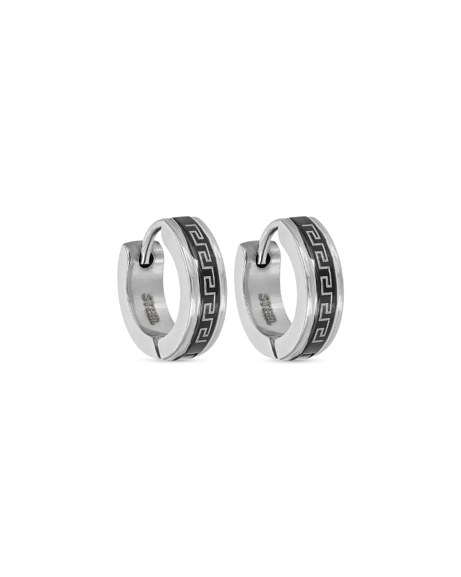 Bijou Brigitte Créoles pour homme - Steel Labyrinth Online