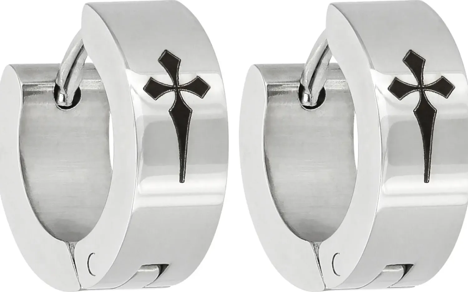 Bijou Brigitte Créoles pour homme - Timeless Cross Online