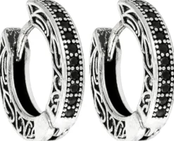 Bijou Brigitte Créoles pour homme - Zirconia Ornament Outlet