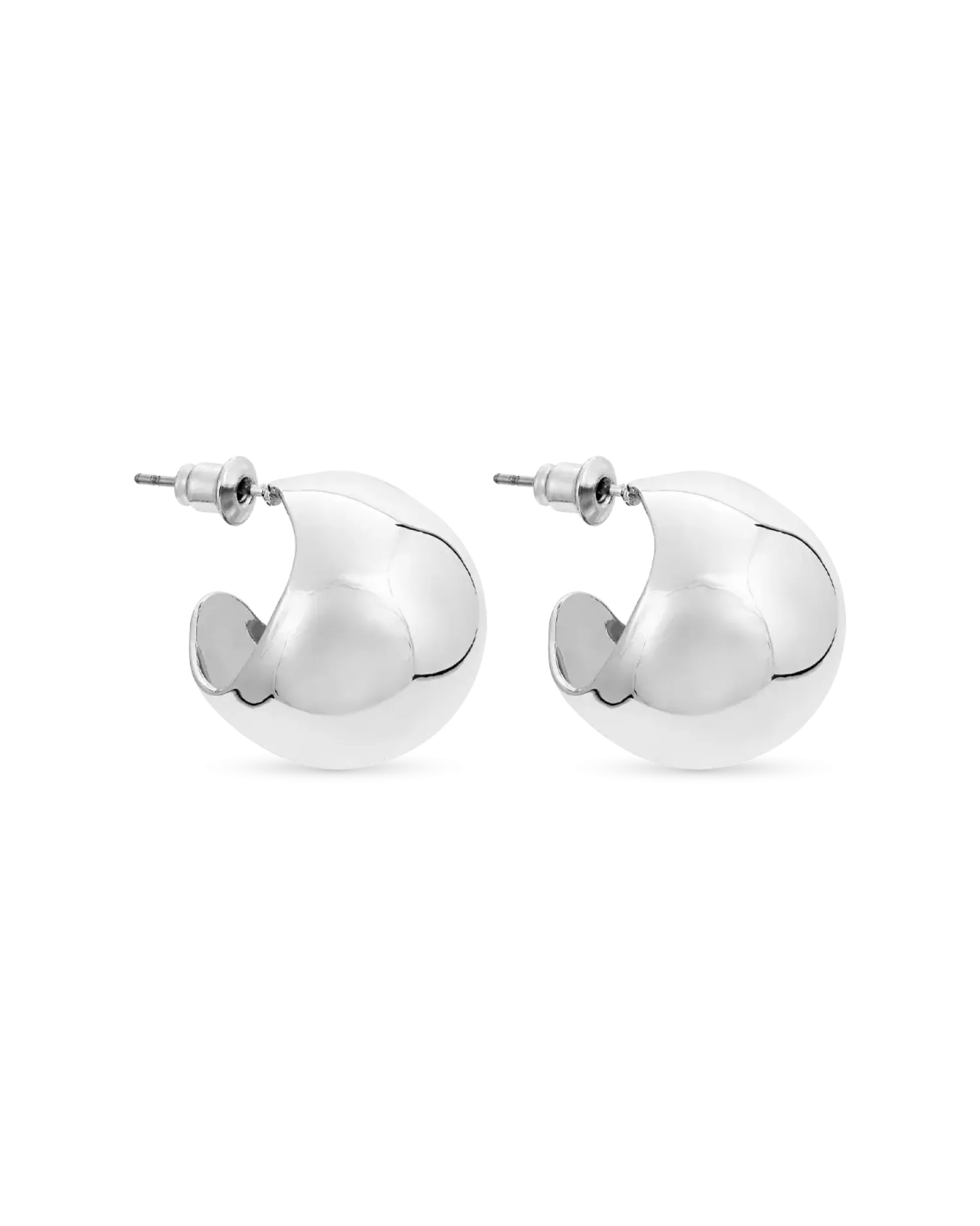 Bijou Brigitte Créoles - Puffy Silver New