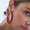 Bijou Brigitte Créoles - Red Sparkle