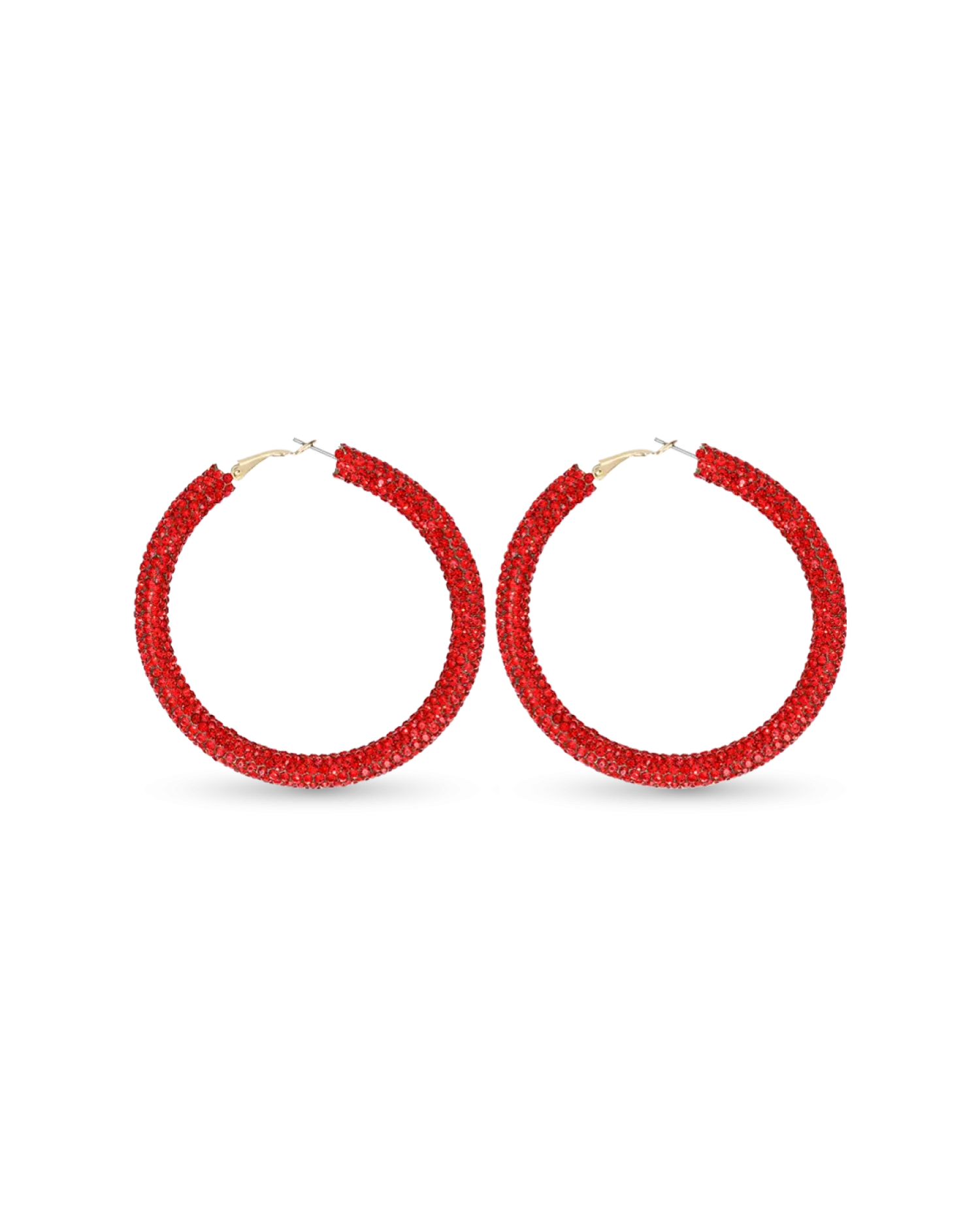 Bijou Brigitte Créoles - Red Sparkle